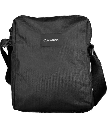 Calvin Klein "Black Polyester Mens Shoulder Bag"