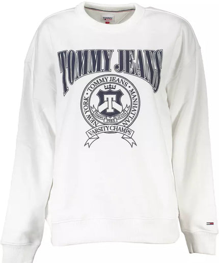 Tommy Hilfiger White Cotton Women Sweater