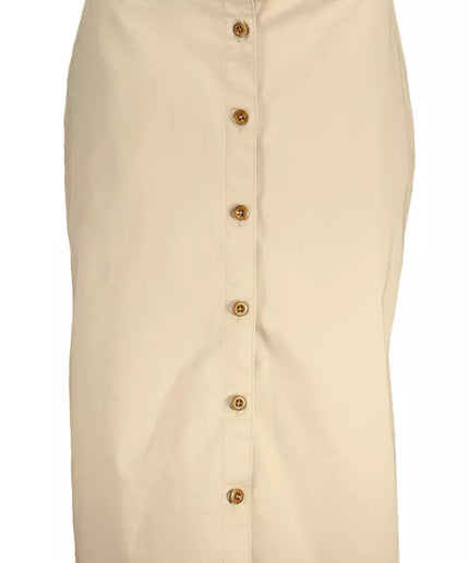 Gant Beige Cotton Women Skirt