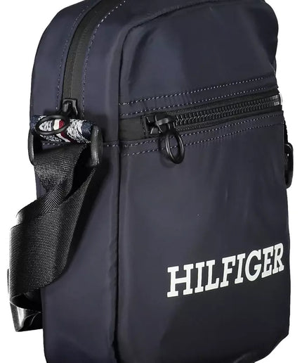 Tommy Hilfiger Blue Polyester Men Shoulder Bag