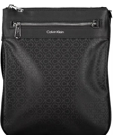 Calvin Klein Black Polyester Men Shoulder Bag