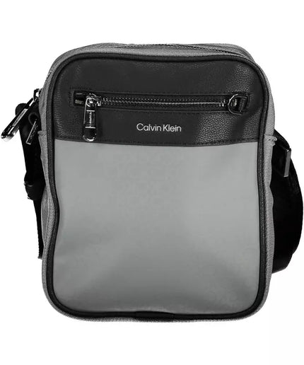 Calvin Klein Gray Polyester Men Shoulder Bag