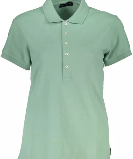 North Sails Green Cotton Women Polo Shirt