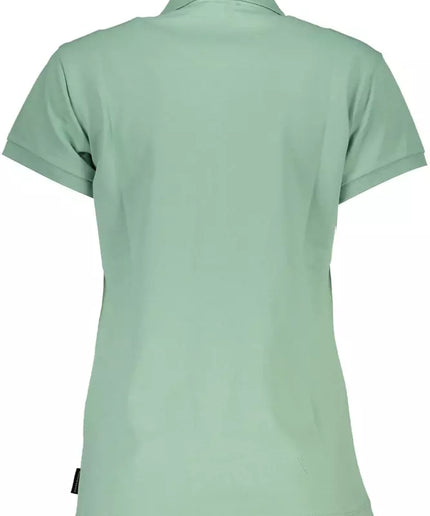 North Sails Green Cotton Women Polo Shirt