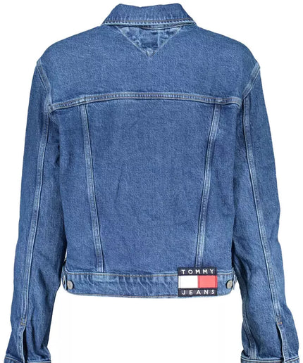 Tommy Hilfiger Blue Cotton Women Jacket