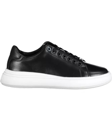 Calvin Klein Black Leather Women Sneaker