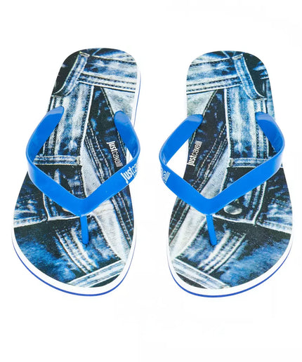 Just Cavalli Light Blue EVA Men Sandal