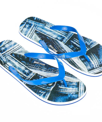 Just Cavalli Light Blue EVA Men Sandal