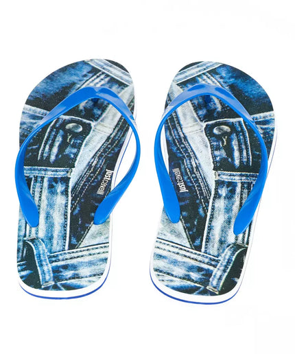 Just Cavalli Light Blue EVA Men Sandal