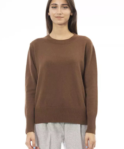 Alpha Studio Brown Cashmere Women Sweater