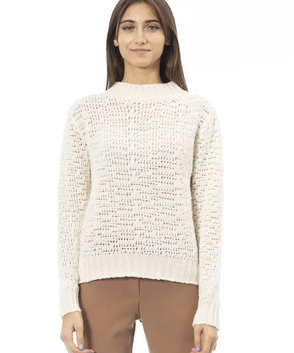 Alpha Studio White Polyamide Women Sweater