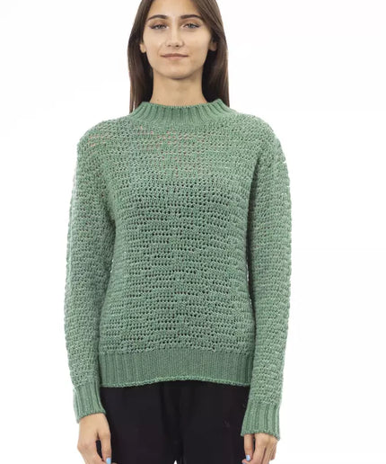 Alpha Studio Green Polyamide Women Sweater