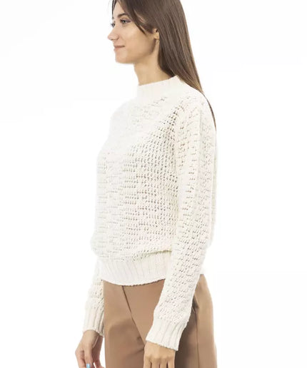 Alpha Studio White Polyamide Women Sweater