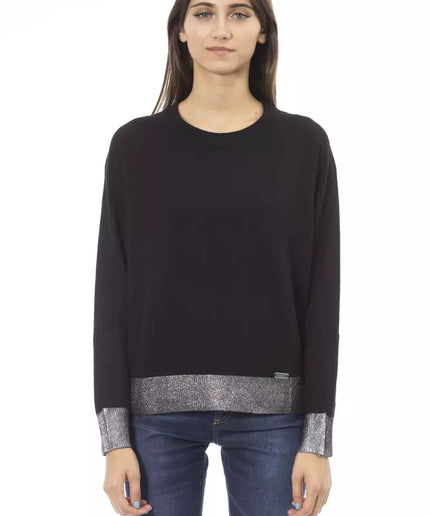 Baldinini Trend Black Wool Women Sweater