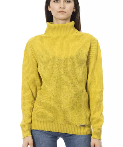 Baldinini Trend Yellow Wool Women Sweater