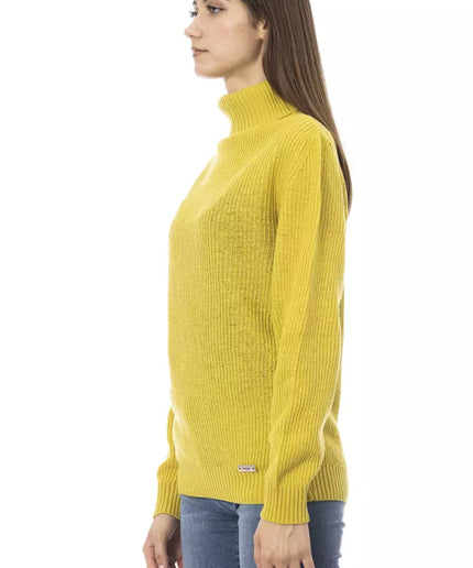 Baldinini Trend Yellow Wool Women Sweater