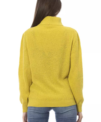 Baldinini Trend Yellow Wool Women Sweater