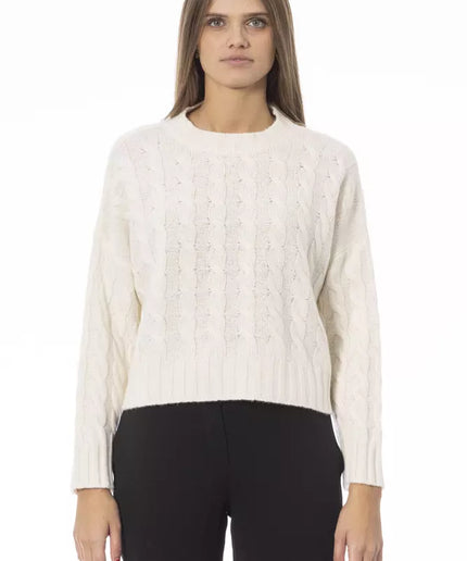 Baldinini Trend Beige Wool Women Sweater