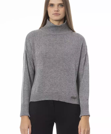 Baldinini Trend Gray Viscose Women Sweater