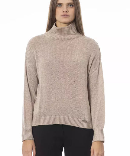 Baldinini Trend Beige Wool Women Sweater