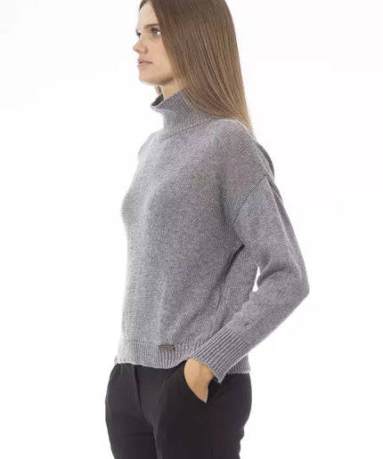 Baldinini Trend Gray Viscose Women Sweater