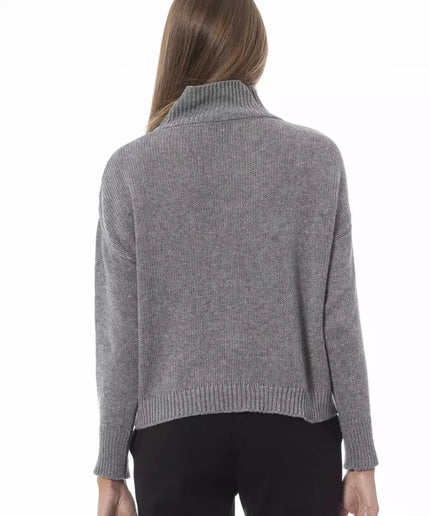 Baldinini Trend Gray Viscose Women Sweater