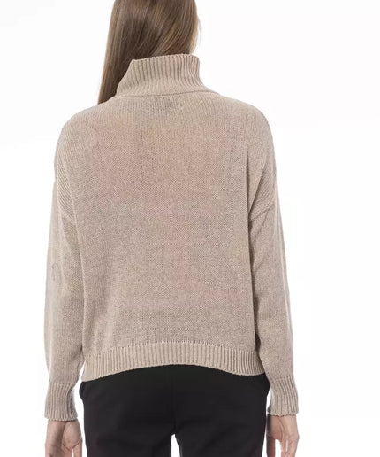 Baldinini Trend Beige Wool Women Sweater