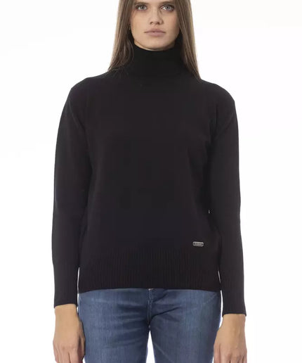 Baldinini Trend Black Wool Women Sweater