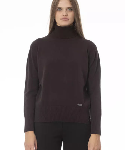 Baldinini Trend Brown Wool Women Sweater