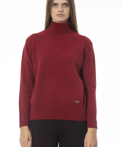 Baldinini Trend Red Wool Women Sweater