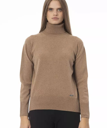 Baldinini Trend Beige Wool Women Sweater