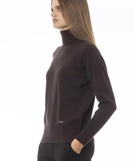 Baldinini Trend Brown Wool Women Sweater