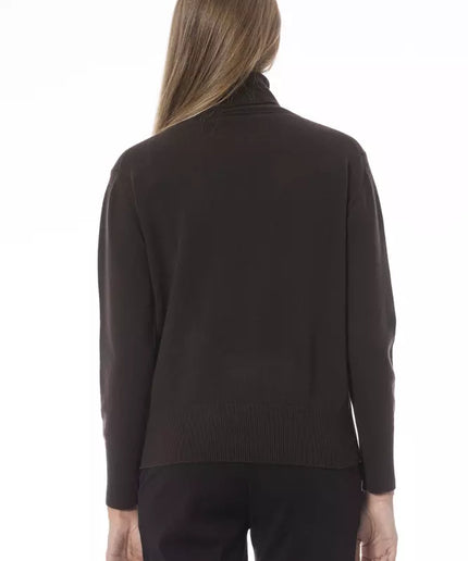 Baldinini Trend Brown Wool Women Sweater