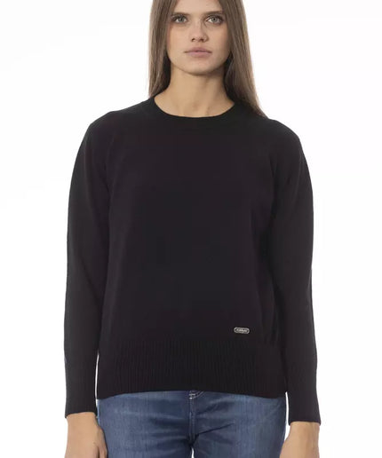 Baldinini Trend Black Wool Women Sweater