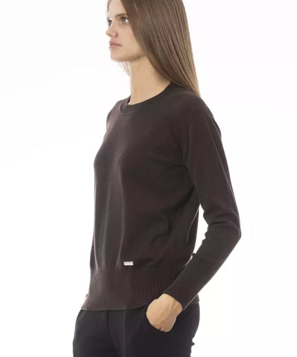 Baldinini Trend Brown Wool Women Sweater