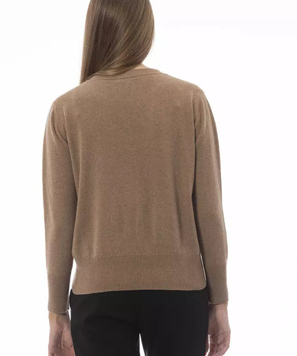 Baldinini Trend Beige Wool Women Sweater