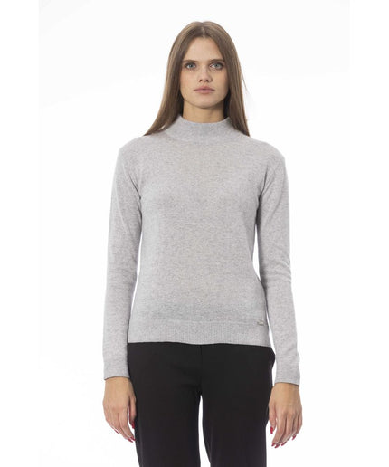 Baldinini Trend Gray Cashmere Women Sweater