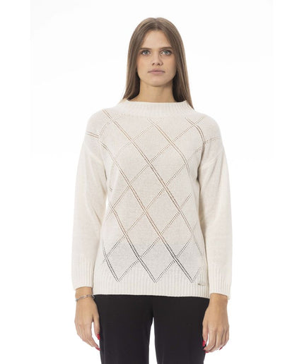 Baldinini Trend Beige Cashmere Women Sweater