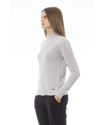 Baldinini Trend Gray Cashmere Women Sweater