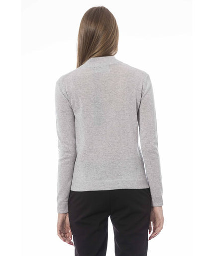 Baldinini Trend Gray Cashmere Women Sweater