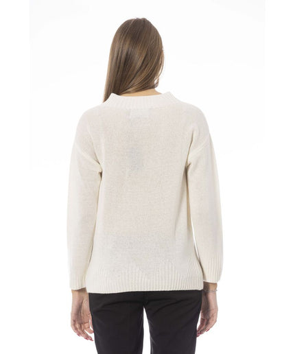 Baldinini Trend Beige Cashmere Women Sweater