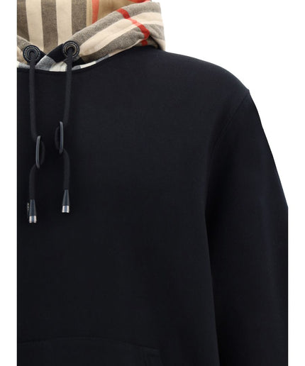 Burberry Elegant Oversize Black Samuel Hoodie