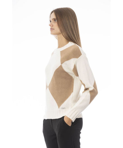 Baldinini Trend Beige Wool Women Sweater