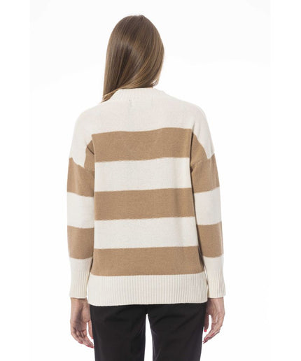 Baldinini Trend Beige Wool Women Sweater