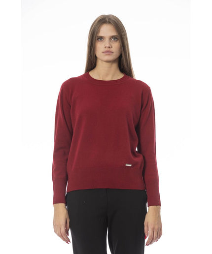 Baldinini Trend Red Wool Women Sweater