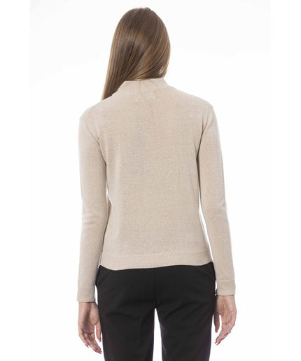 Baldinini Trend Beige Cashmere Women Sweater