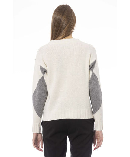 Baldinini Trend Gray Wool Women Sweater