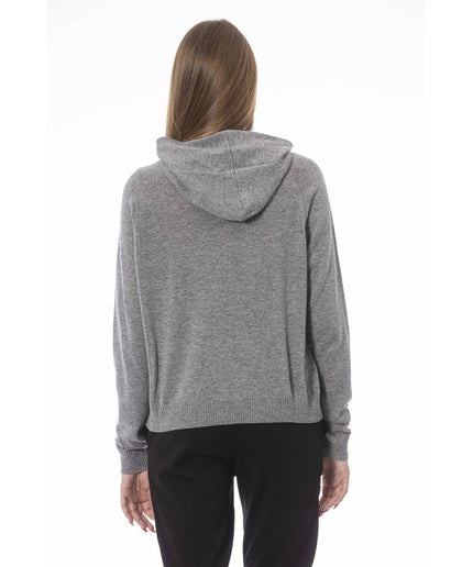 Baldinini Trend Gray Wool Women Sweater