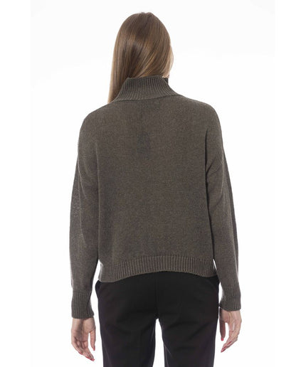 Baldinini Trend Green Wool Women Sweater