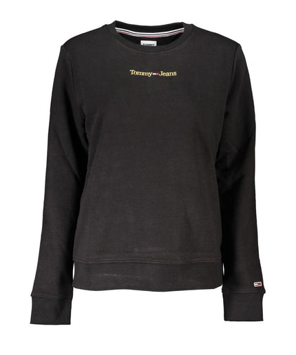 Tommy Hilfiger Black Cotton Women Sweater